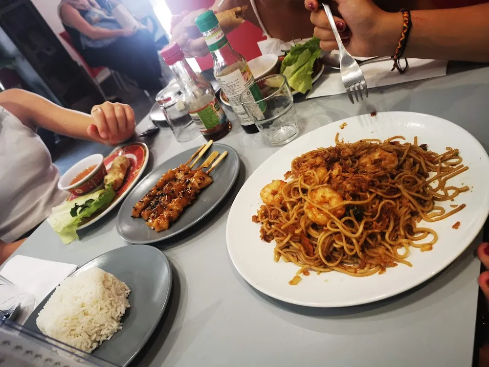 Nouilles Sautées Aux Crevettes